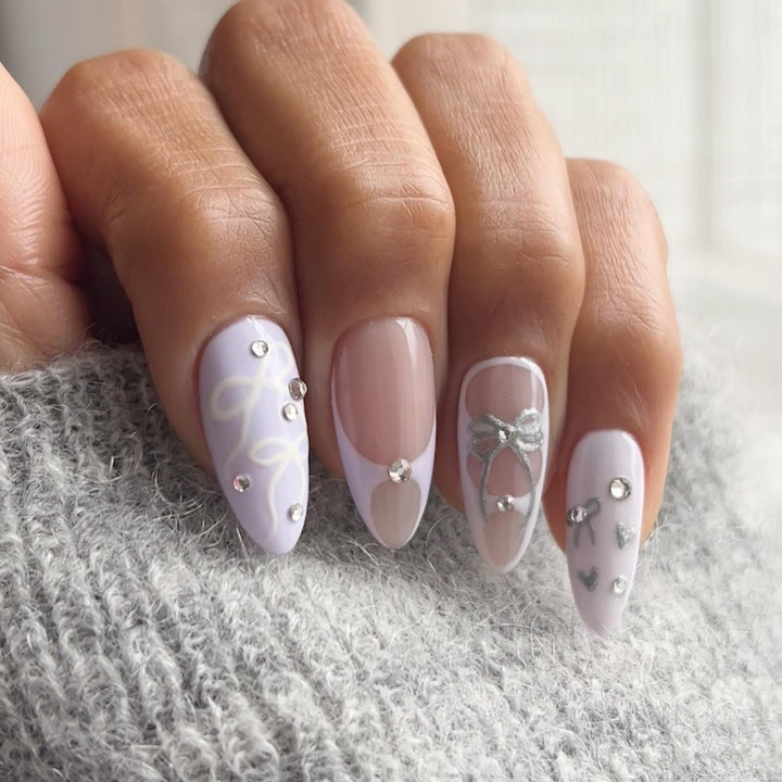 DND Diva #101 Cotton Candy Lilac – nail art 3