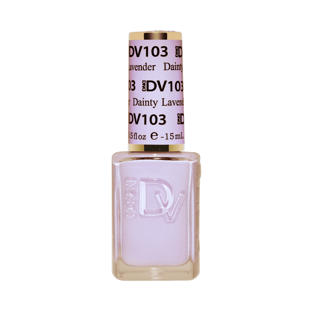 DND Diva #103 Lavender Dainty – lacquer bottle