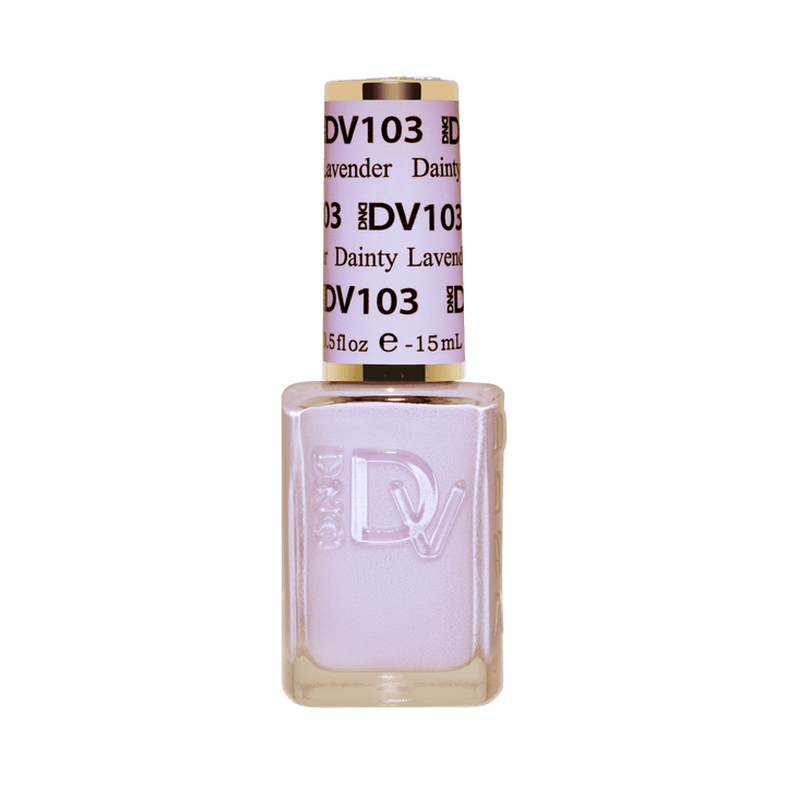 DND Diva #103 Lavender Dainty – lacquer bottle