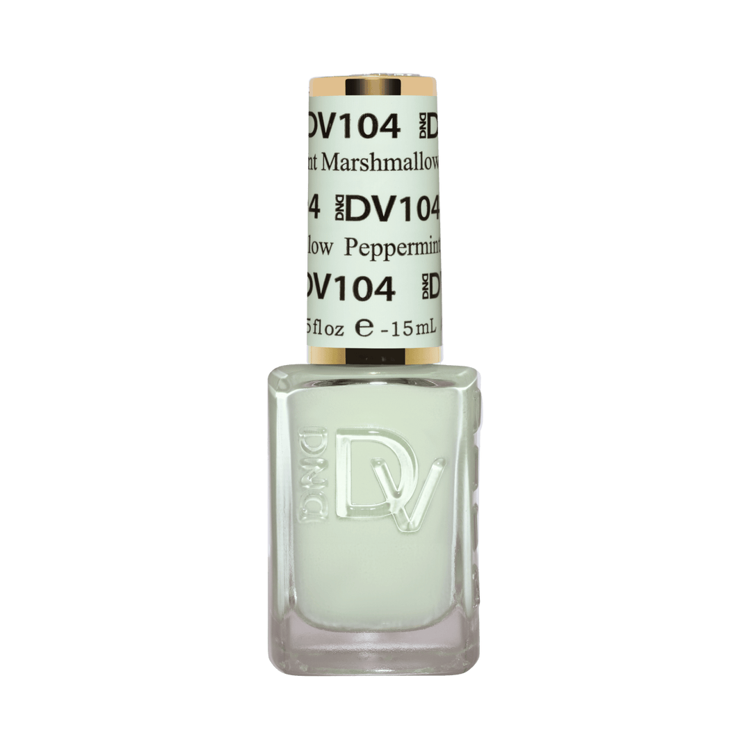DND Diva #104 Marshmallow Peppermint – lacquer bottle