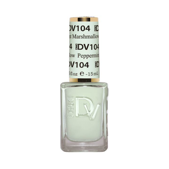 DND Diva #104 Marshmallow Peppermint – lacquer bottle