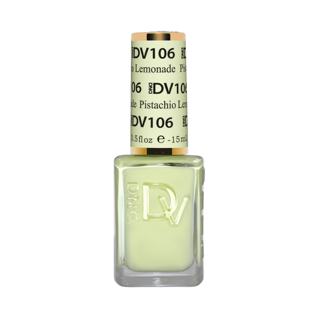 DND Diva #106 Lemonade Pistachio – lacquer bottle