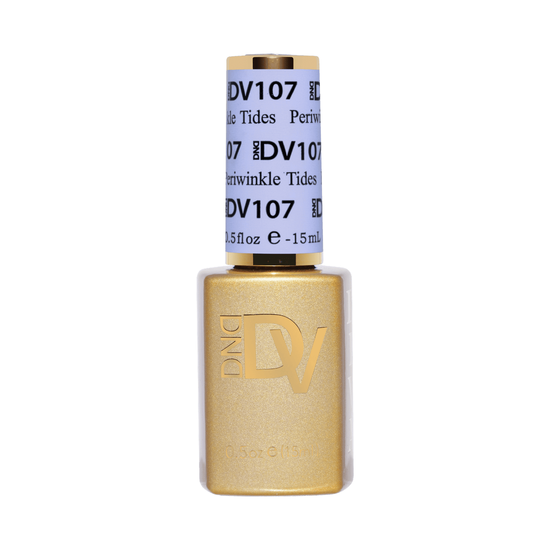 DND Diva #107 Tides Periwinkle – gel bottle
