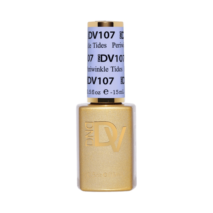 DND Diva #107 Tides Periwinkle – gel bottle