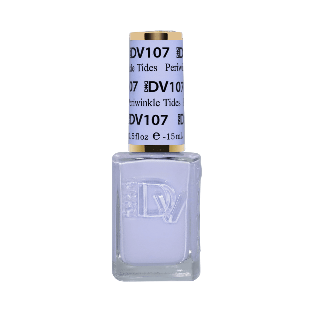 DND Diva #107 Tides Periwinkle – lacquer bottle