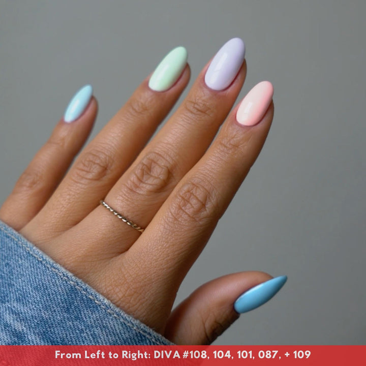 DND Diva #109 Sky High – nail art 2