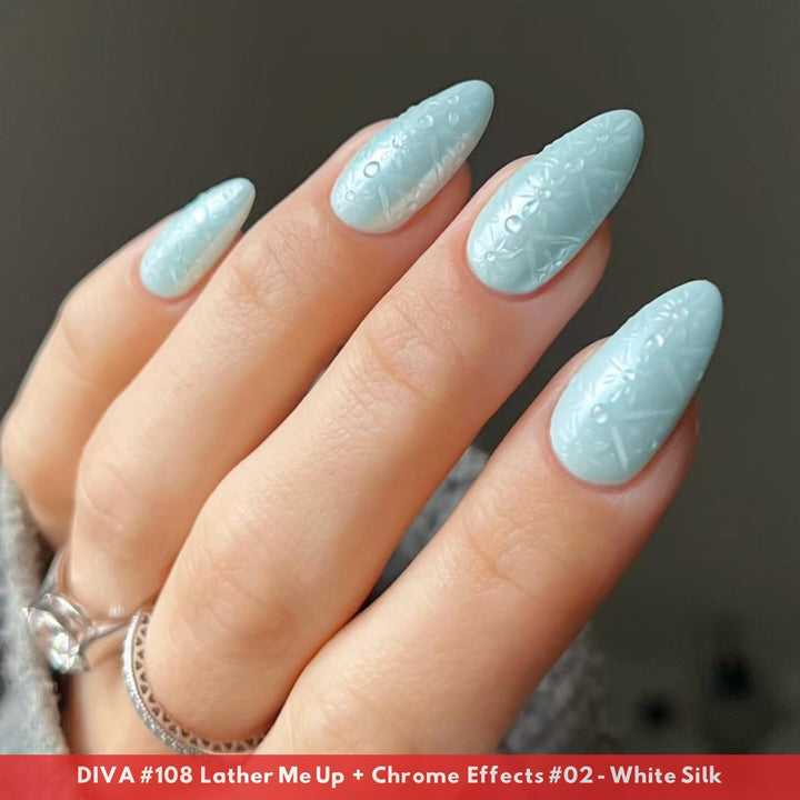 DND Diva #108 Lather Me Up – nail art