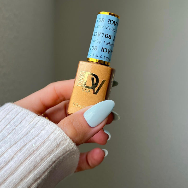 DND Diva #108 Lather Me Up – nail swatch 4