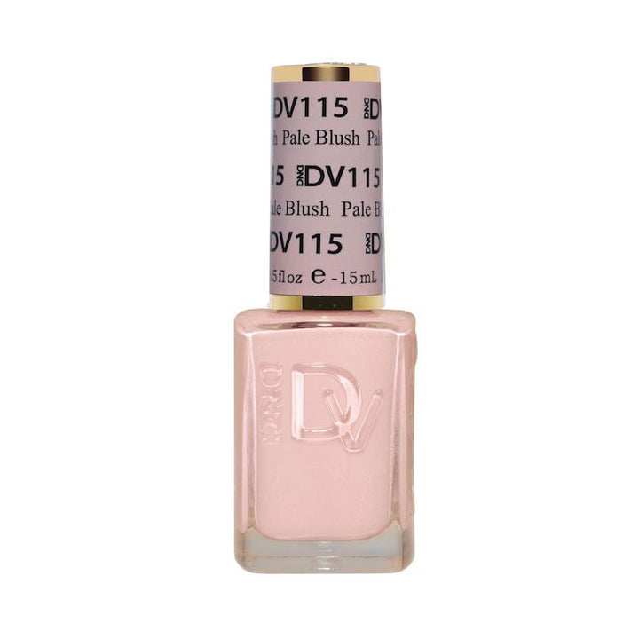 DND Diva #115 Pale Blush – lacquer bottle