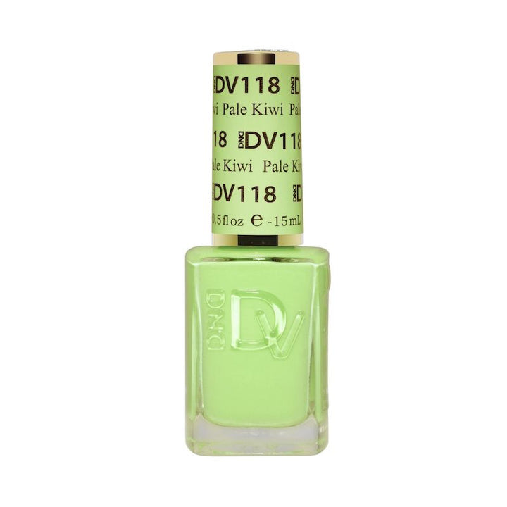 DND Diva #118 Pale Kiwi – lacquer bottle
