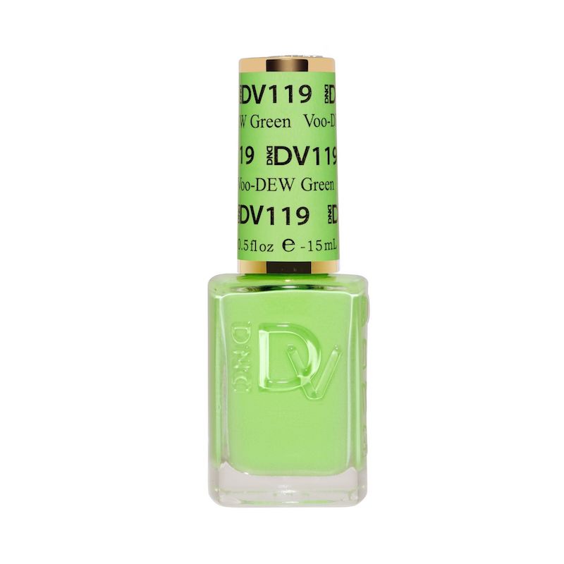 DND Diva #119 Dew Green – lacquer bottle
