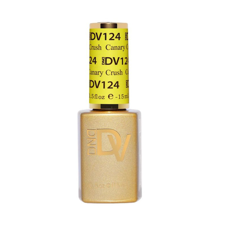 DND Diva #124 Canary Crush – gel bottle