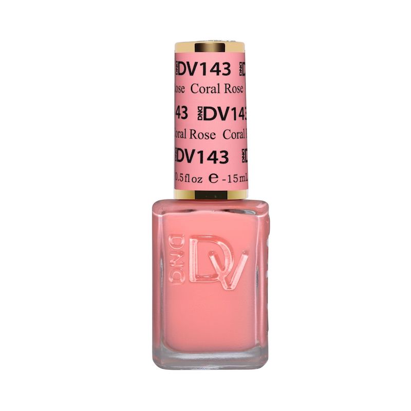 DND Diva #143 Coral Rose – lacquer bottle