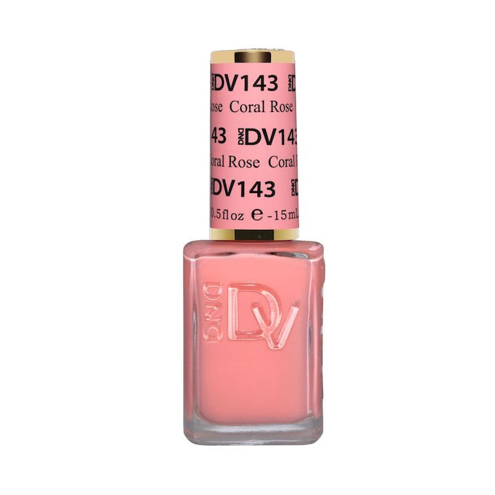 DND Diva #143 Coral Rose – lacquer bottle