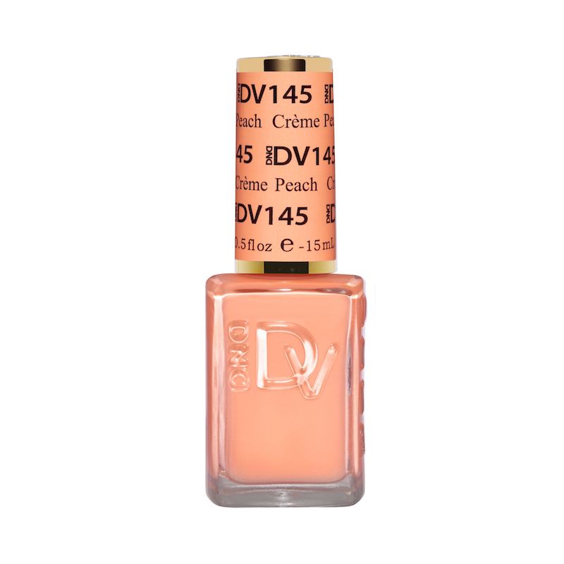 DND Diva #145 Creme Peach – lacquer bottle