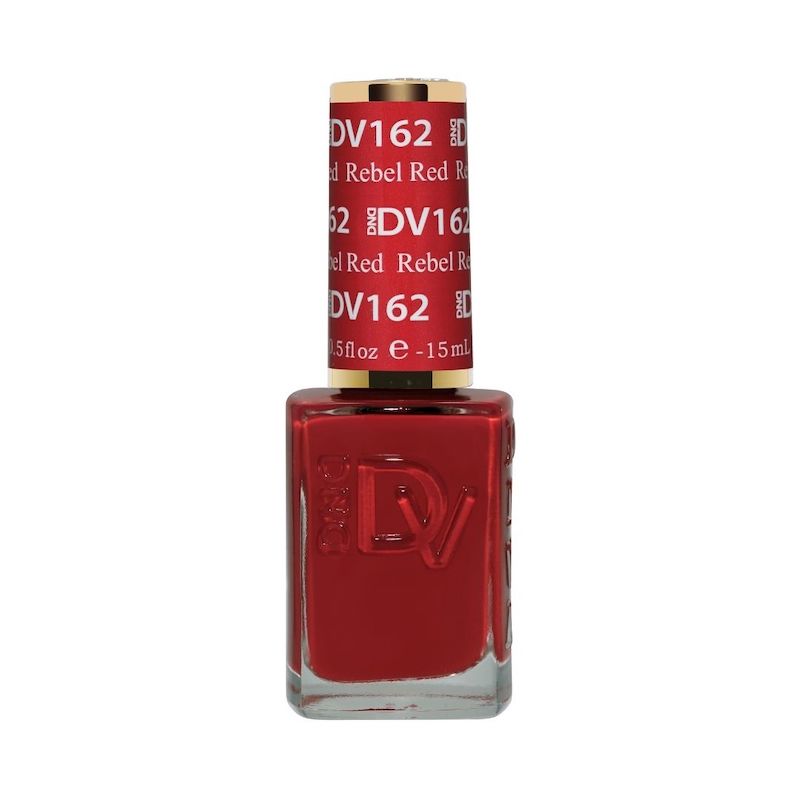 DND Diva #162 Rebel Red – lacquer bottle
