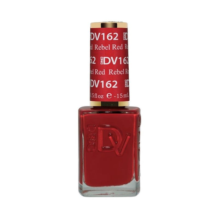 DND Diva #162 Rebel Red – lacquer bottle