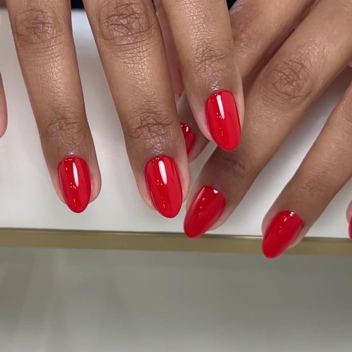 DND Diva #162 Rebel Red – nail swatch 3