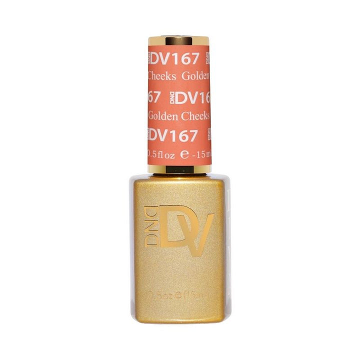 DND Diva #167 Golden Cheeks – gel bottle