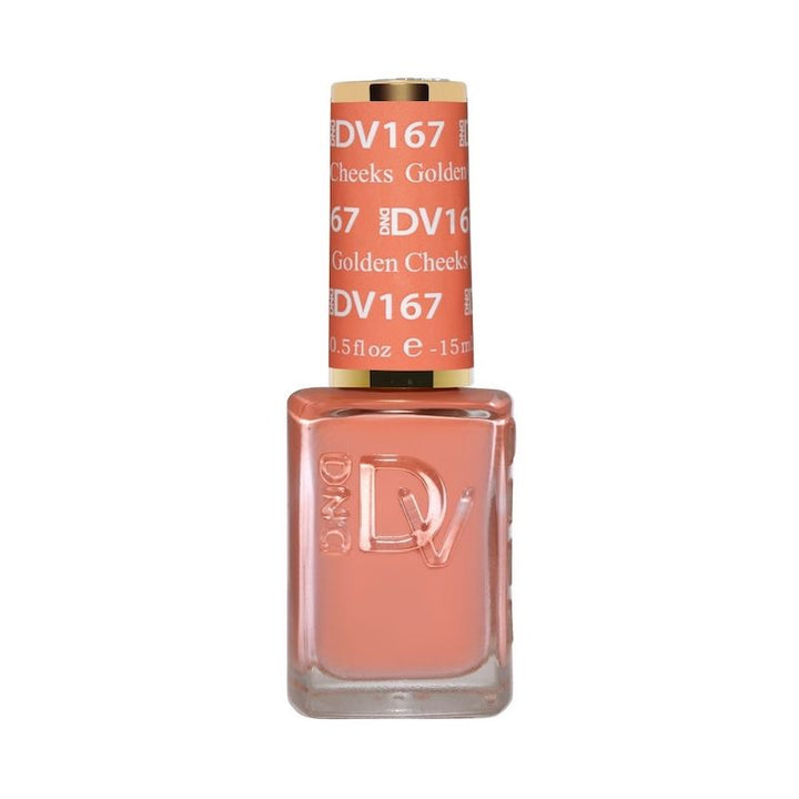 DND Diva #167 Golden Cheeks – lacquer bottle