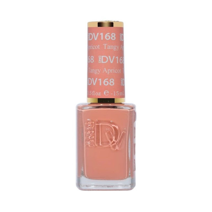 DND Diva #168 Tangy Apricot – lacquer bottle