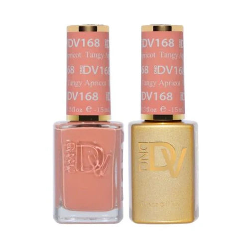 #168 - DND Diva Gel UV/LED Soak Off Gel polish - Tangy Apricot