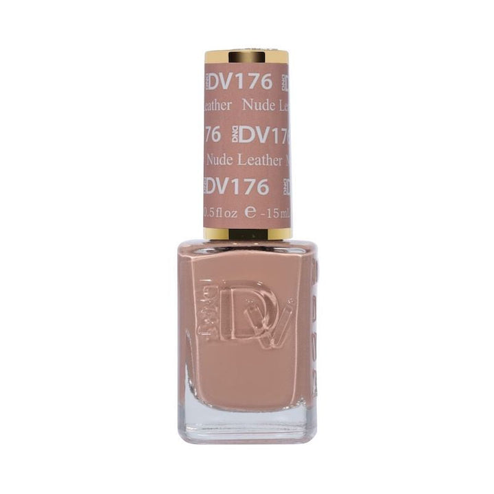 DND Diva #176 Nude Leather – lacquer bottle