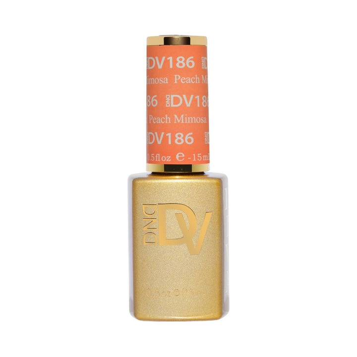 DND Diva #186 Peach Mimosa – gel bottle