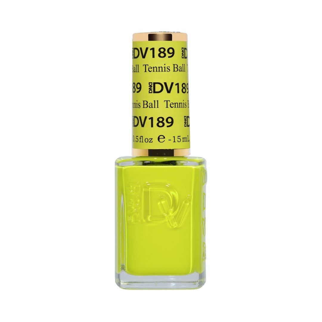 DND Diva #189 Tennis Ball – lacquer bottle
