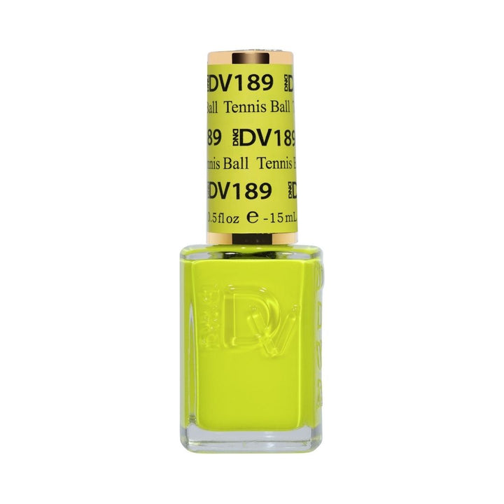 DND Diva #189 Tennis Ball – lacquer bottle