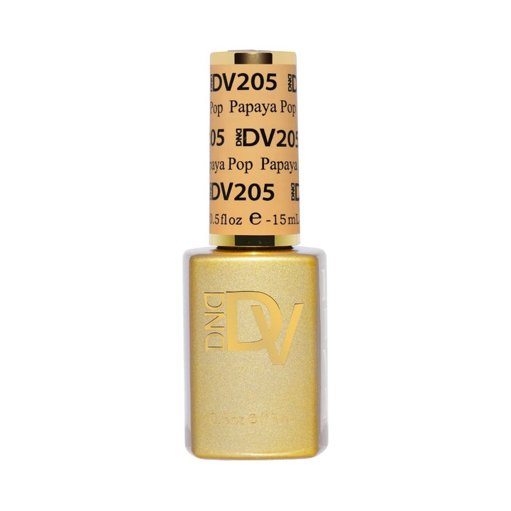DND Diva #205 Papaya Pop – gel bottle