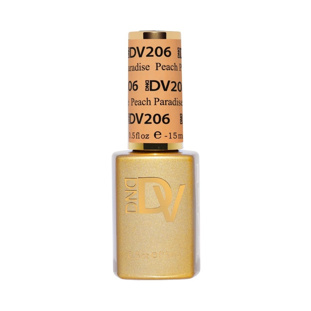 DND Diva #206 Peach Paradise – gel bottle