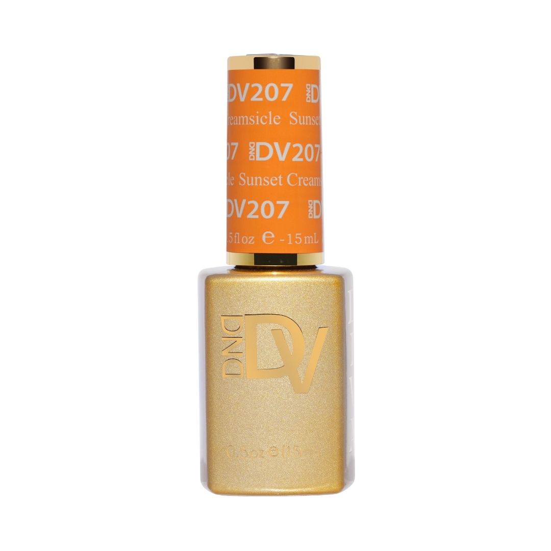 DND Diva #207 Sunset Creamsicle – gel bottle