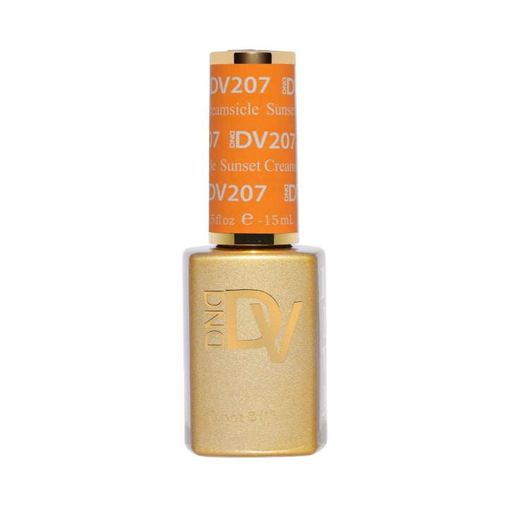 DND Diva #207 Sunset Creamsicle – gel bottle