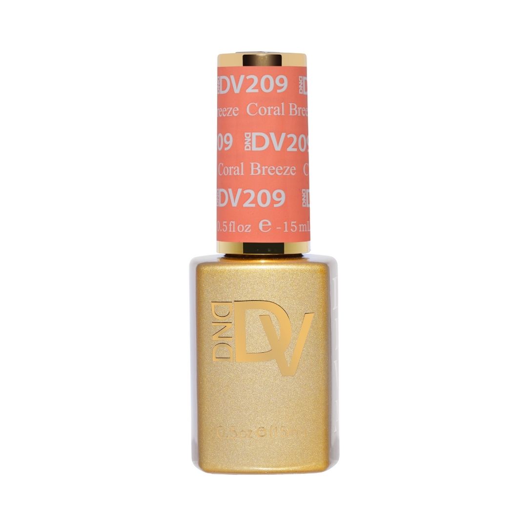DND Diva #209 Coral Breeze – gel bottle