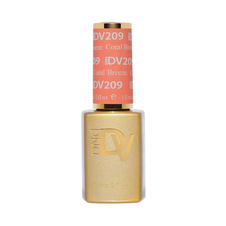 DND Diva #209 Coral Breeze – gel bottle
