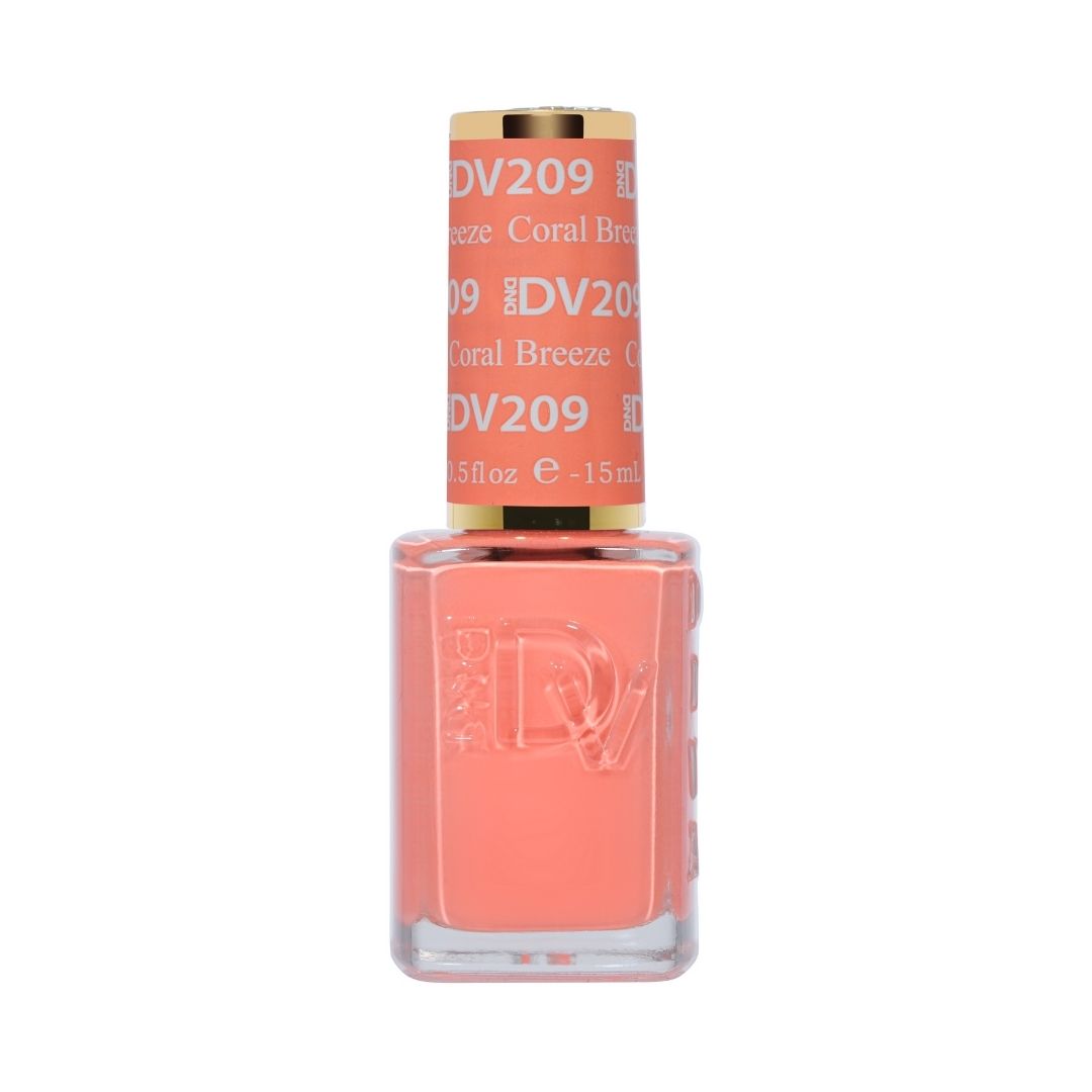 DND Diva #209 Coral Breeze – lacquer bottle