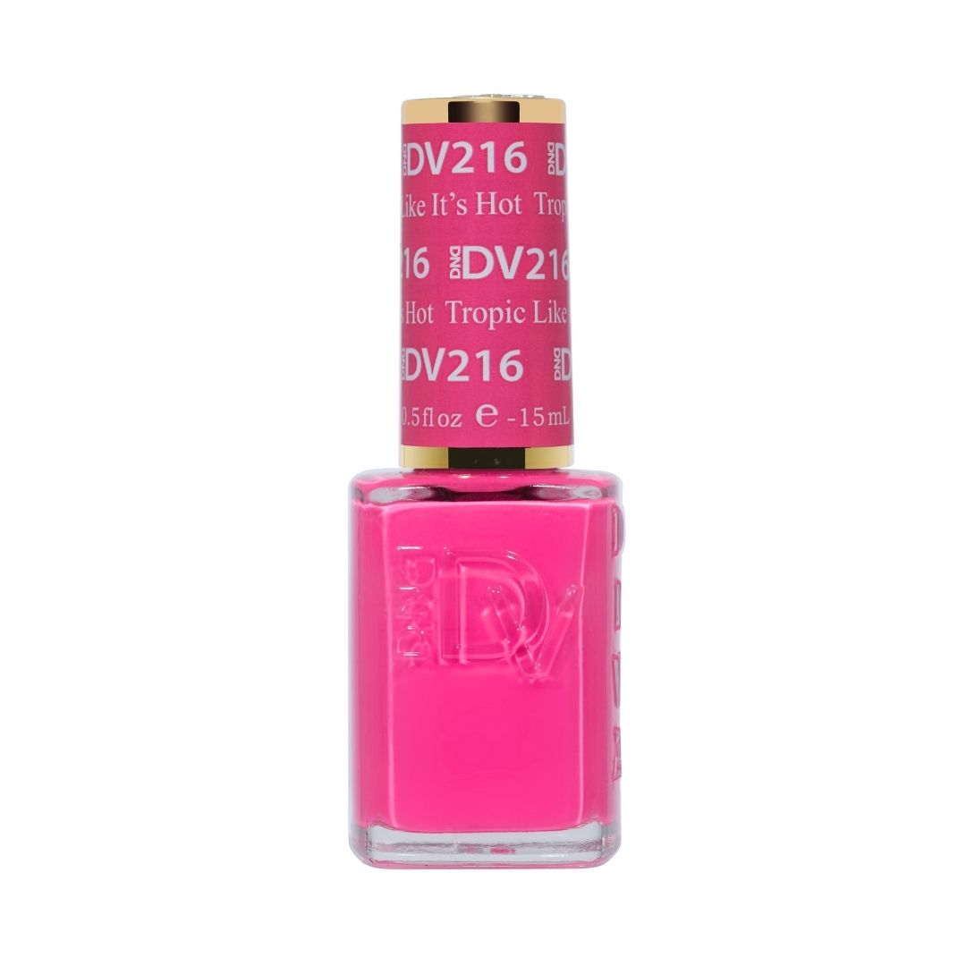 DND Diva #216 Tropic Like It's Hot – lacquer bottle