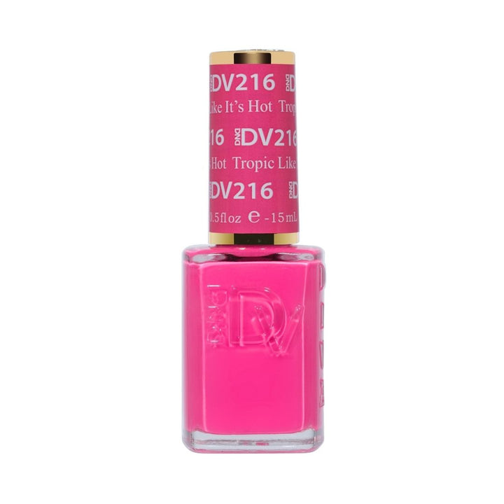 DND Diva #216 Tropic Like It's Hot – lacquer bottle