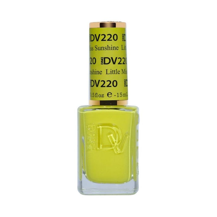 DND Diva #220 Little Miss Sunshine – lacquer bottle