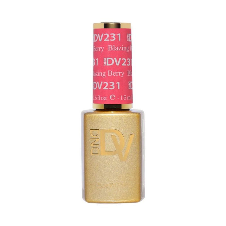 DND Diva #231 Blazing Berry – gel bottle