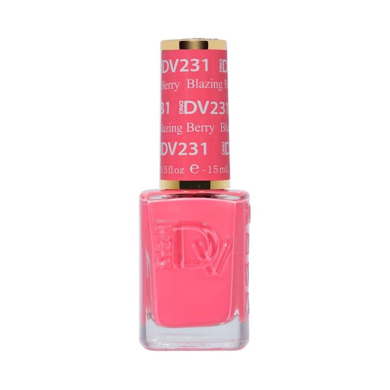DND Diva #231 Blazing Berry – lacquer bottle