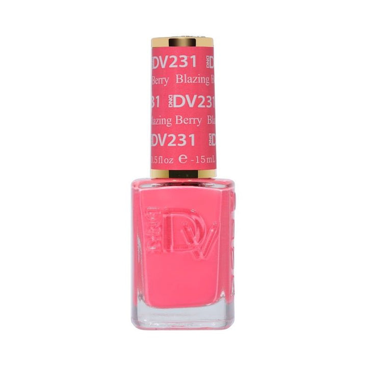 DND Diva #231 Blazing Berry – lacquer bottle