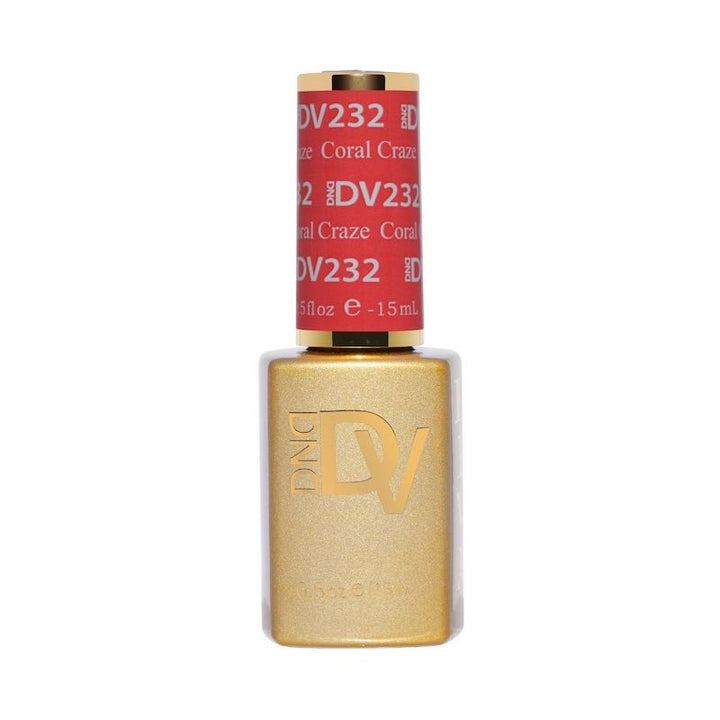 DND Diva #232 Coral Craze – gel bottle