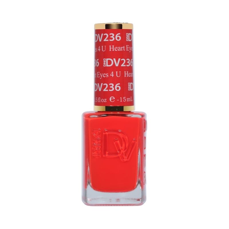 DND Diva #236 Heart Eyes 4 U – lacquer bottle