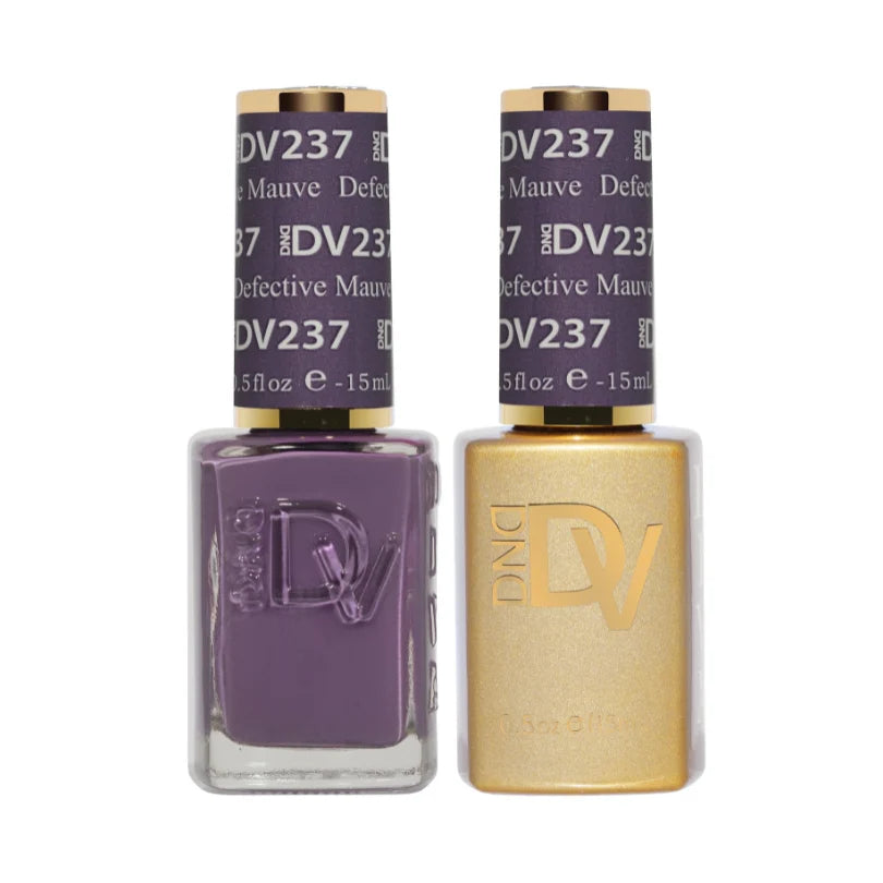 #237 - DND Diva Gel UV/LED Soak Off Gel polish - Detective Mauve