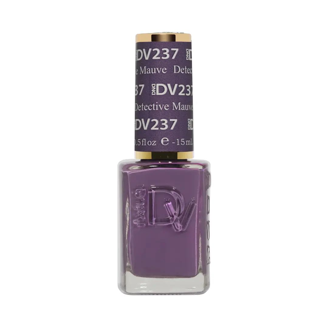 DND Diva #237 Detective Mauve – lacquer bottle