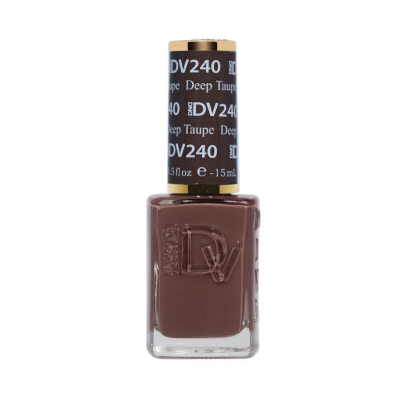 DND Diva #240 Deep Taupe – lacquer bottle