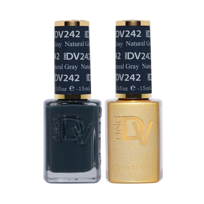 #242 - DND Diva Gel UV/LED Soak Off Gel polish - Nautical Gray