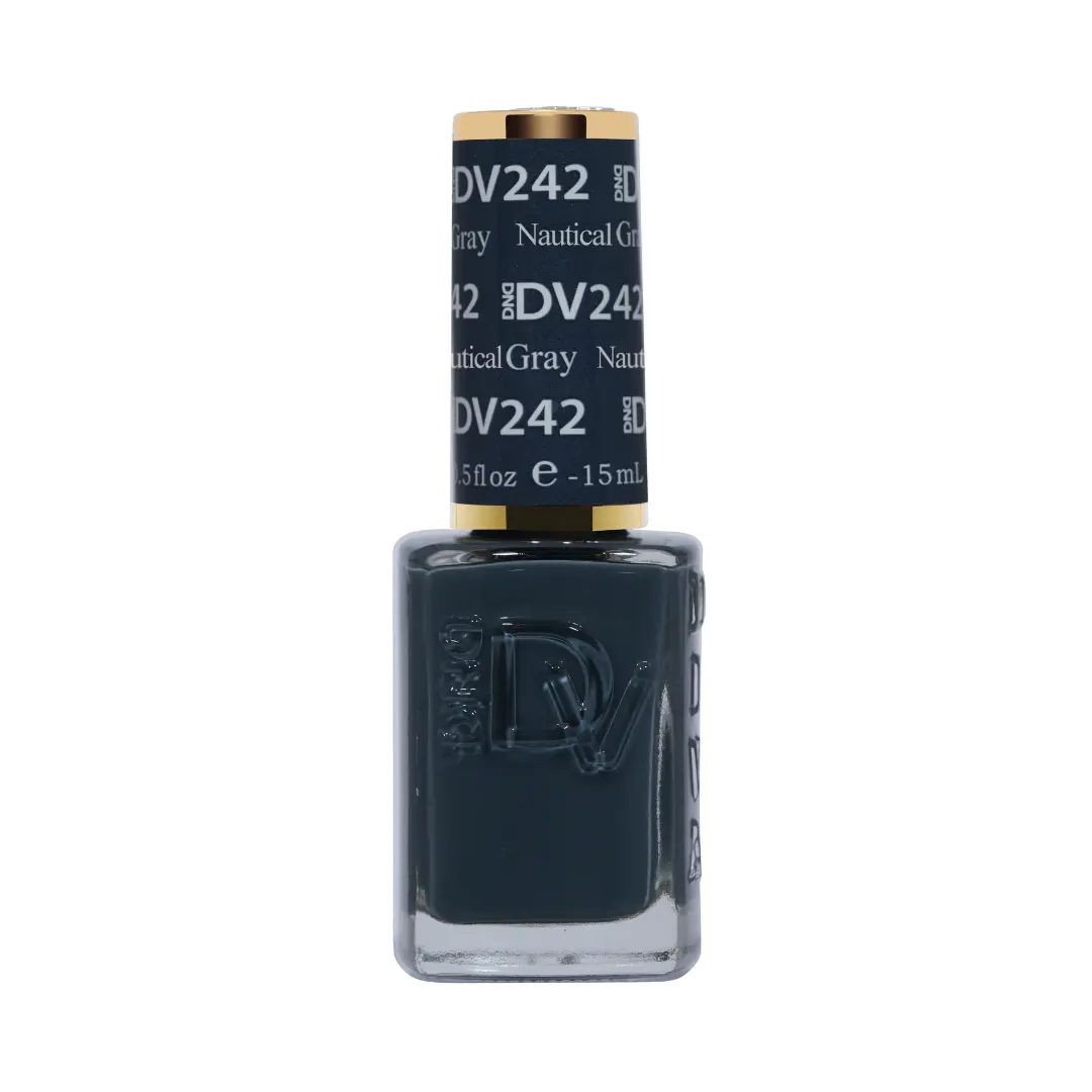 DND Diva #242 Nautical Gray – lacquer bottle